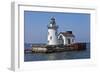 Cleveland West Pierhead Lighthouse, Ohio, USA-Joe Restuccia III-Framed Photographic Print