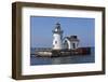 Cleveland West Pierhead Lighthouse, Ohio, USA-Joe Restuccia III-Framed Photographic Print