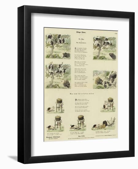 Clever Animals-null-Framed Premium Giclee Print