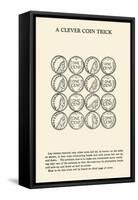 Clever Coin Trick - 16 Pennies-null-Framed Stretched Canvas