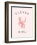 Clever Girl Pink print-Florent Bodart-Framed Giclee Print