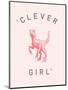 Clever Girl Pink print-Florent Bodart-Mounted Giclee Print