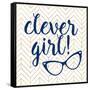 Clever girl!-Bella Dos Santos-Framed Stretched Canvas