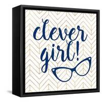 Clever girl!-Bella Dos Santos-Framed Stretched Canvas