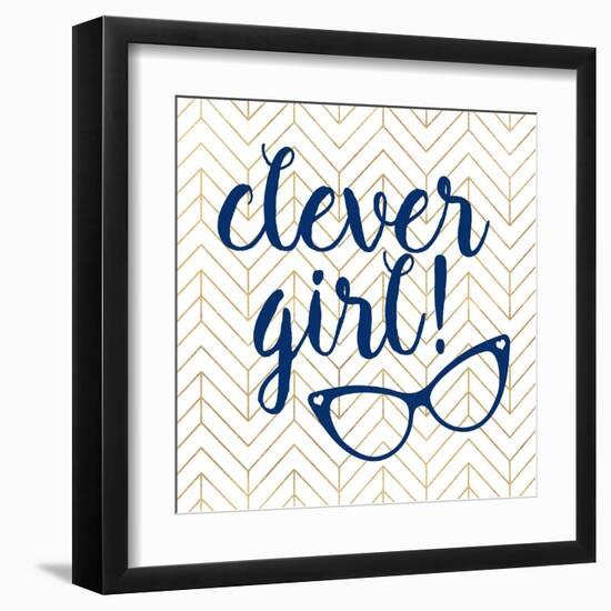 Clever girl!-Bella Dos Santos-Framed Art Print