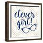 Clever girl!-Bella Dos Santos-Framed Art Print