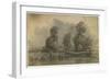 Cliche Verre - Landscape-Nicolas Louis Cabat-Framed Giclee Print