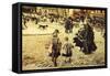 Clichy Square, Paris, 1874-Giovanni Boldini-Framed Stretched Canvas