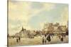 Clichy Square, Paris-Giovanni Boldini-Stretched Canvas