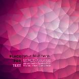 Vector Abstract Geometric Banner with Triangle-Click Bestsellers-Art Print
