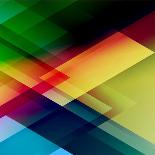 Vector Abstract Geometric Banner with Triangle-Click Bestsellers-Art Print