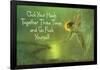 Click Your Heels Together And Go Fuck Yourself Fairy Funny Poster-Ephemera-Framed Poster