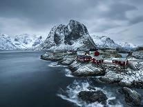 Hamnoy - Lofoten Islands, Norway Coastal Rocks and Mountains.-ClickAlps-Photographic Print