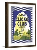 Clicko Club Sandwich-null-Framed Art Print