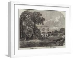 Cliefden, the Residence of the Dowager Duchess of Sutherland, Visited by the Queen-Edmund Morison Wimperis-Framed Giclee Print