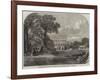 Cliefden, the Residence of the Dowager Duchess of Sutherland, Visited by the Queen-Edmund Morison Wimperis-Framed Giclee Print