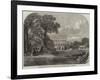 Cliefden, the Residence of the Dowager Duchess of Sutherland, Visited by the Queen-Edmund Morison Wimperis-Framed Giclee Print