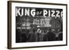 Clients of the Pizzeria 'King of Pizza'-Mario de Biasi-Framed Giclee Print