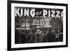 Clients of the Pizzeria 'King of Pizza'-Mario de Biasi-Framed Giclee Print