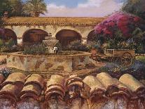 Harvest at the Mission-Clif Hadfield-Art Print