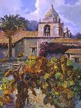 Harvest at the Mission-Clif Hadfield-Art Print