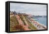 Cliff and Promenade, Clacton-On-Sea-Alfred Robert Quinton-Framed Stretched Canvas