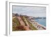 Cliff and Promenade, Clacton-On-Sea-Alfred Robert Quinton-Framed Giclee Print