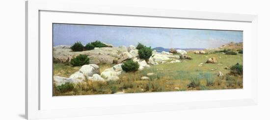 Cliff at Castiglioncello-Raffaello Sernesi-Framed Giclee Print