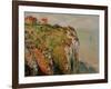 Cliff at Dieppe, 1882-Claude Monet-Framed Giclee Print