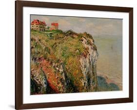 Cliff at Dieppe, 1882-Claude Monet-Framed Giclee Print