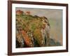 Cliff at Dieppe, 1882-Claude Monet-Framed Giclee Print