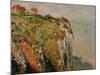 Cliff at Dieppe, 1882-Claude Monet-Mounted Giclee Print