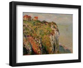 Cliff at Dieppe, 1882-Claude Monet-Framed Giclee Print