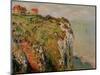 Cliff at Dieppe, 1882-Claude Monet-Mounted Giclee Print