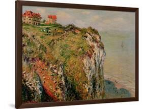 Cliff at Dieppe, 1882-Claude Monet-Framed Giclee Print