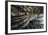 Cliff at Monte Clerigo Beach, Algarve, Portugal-Quinta-Framed Photographic Print