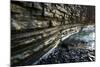 Cliff at Monte Clerigo Beach, Algarve, Portugal-Quinta-Mounted Photographic Print