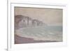 Cliff at Pourville, 1896 by Claude Monet-Claude Monet-Framed Giclee Print