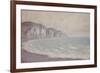 Cliff at Pourville, 1896 by Claude Monet-Claude Monet-Framed Giclee Print