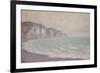 Cliff at Pourville, 1896 by Claude Monet-Claude Monet-Framed Giclee Print