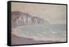Cliff at Pourville, 1896 by Claude Monet-Claude Monet-Framed Stretched Canvas