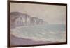 Cliff at Pourville, 1896 by Claude Monet-Claude Monet-Framed Giclee Print