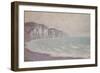 Cliff at Pourville, 1896 by Claude Monet-Claude Monet-Framed Giclee Print