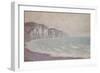 Cliff at Pourville, 1896 by Claude Monet-Claude Monet-Framed Giclee Print