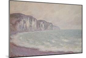 Cliff at Pourville, 1896 by Claude Monet-Claude Monet-Mounted Giclee Print