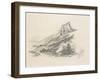 Cliff at Ste Adresse, 1857-Claude Monet-Framed Giclee Print