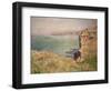 Cliff at Varengeville, 1882-Claude Monet-Framed Giclee Print