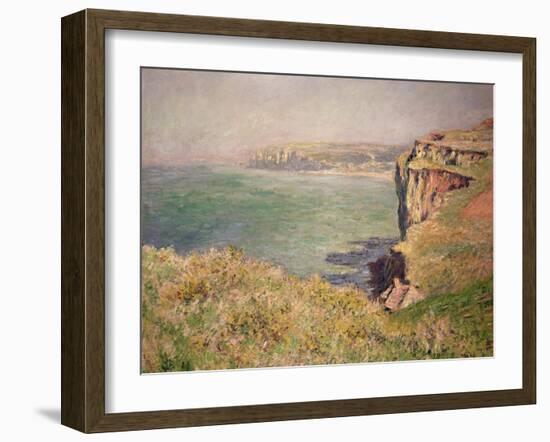 Cliff at Varengeville, 1882-Claude Monet-Framed Giclee Print