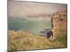 Cliff at Varengeville, 1882-Claude Monet-Mounted Giclee Print