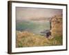 Cliff at Varengeville, 1882-Claude Monet-Framed Giclee Print